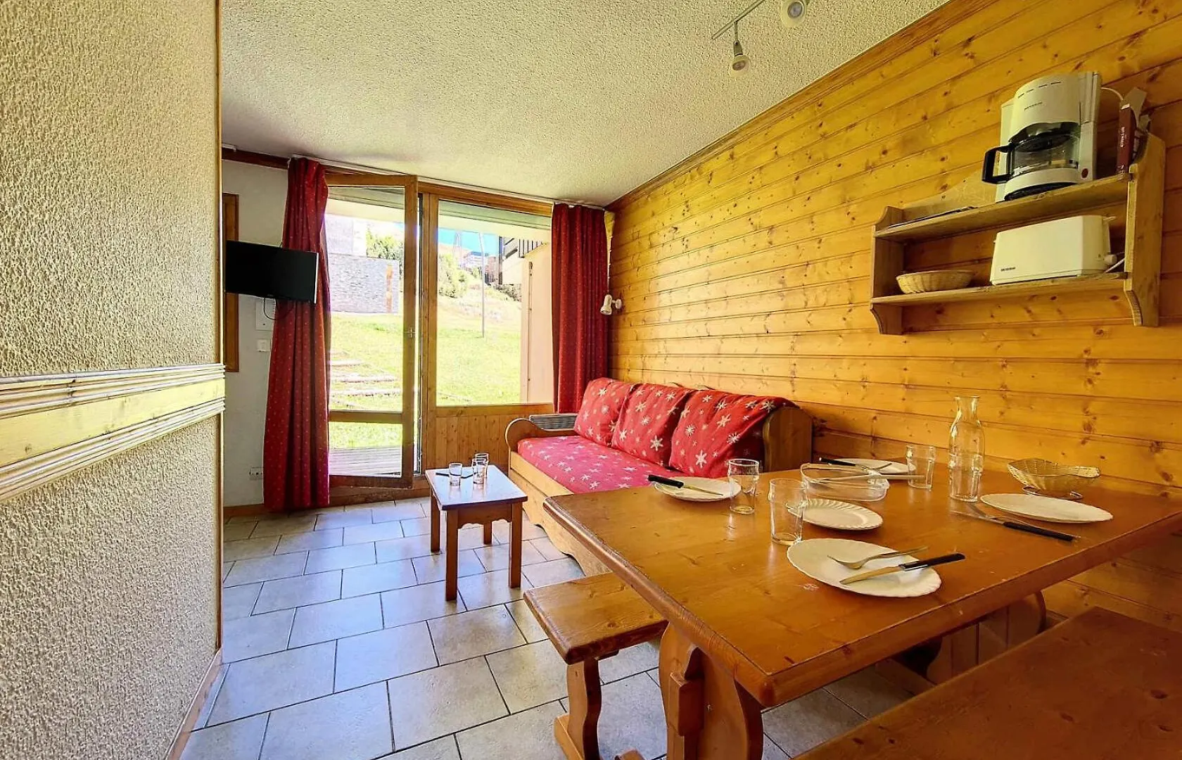 Residence Villaret - Appartement Lumineux - Depart Et Retour Skis Aux Pieds - Terrasse De Plain Pied Mae-2454 location